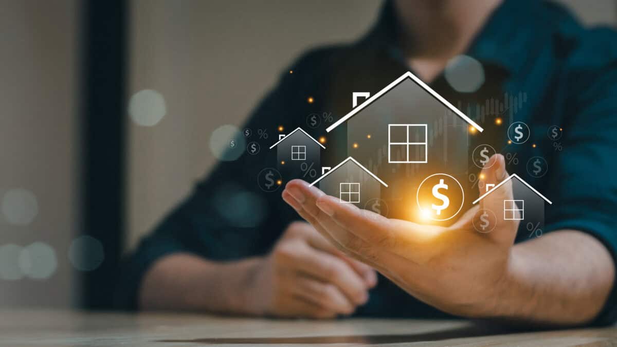 Real estate investment concept